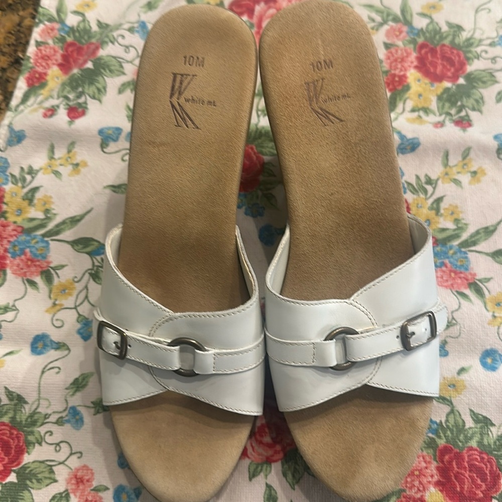 White Mountain Platform Sandals